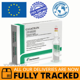 GLIATILIN INJECTION 1000MG/4ML 3 VIALS - MADE IN ITALY - FREE SHIPPING