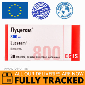 Lucetam 800mg 30 tablets — Made in Hungary — Free Delivery	