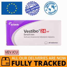 Vestibo 24mg 60 tablets — Made in Bulgaria — Free Delivery