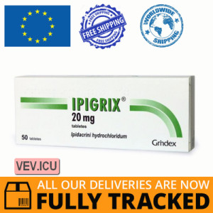 Ipigrix 20mg 50 tablets — Made in Latvia — Free Delivery