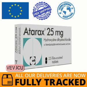 Atarax 25mg 20 tablets — Made in Belgium — Free Delivery Atarax 25mg 20 tablets — Made in Belgium — Free Delivery