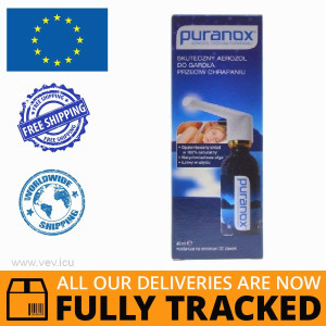 Puranox throat spray against snoring 40ml — Made in Germany — Free Delivery