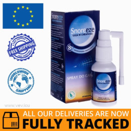 Snoreeze Snore relief, throat spray, 23.5ml — Made in UK — Free Delivery