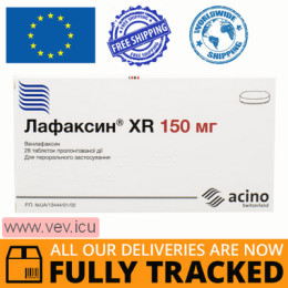 Lafaxin XR 150 mg 28 extended-release tablets — Made in Israel — Free Delivery