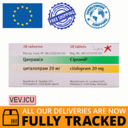 Cipramil 20mg 28 tablets — Made in Denmark — Free Delivery