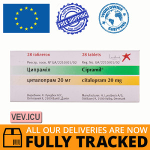 Cipramil 20mg 28 tablets — Made in Denmark — Free Delivery