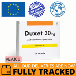 Duxet 30mg 28 capsules — Made in Turkey — Free Delivery