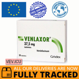 Venlaxor 37.5mg 30 tablets — Made in Latvia — Free Delivery