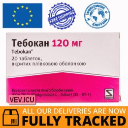 Tebokan 120mg 20 tablets — Made in Germany — Free Delivery
