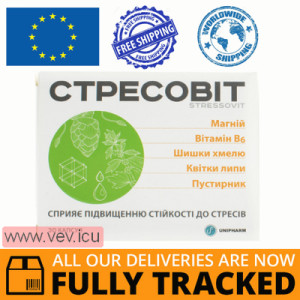 Stressovit, during increased psychological and physical stress, 30 capsules — Made in Poland — Free Delivery