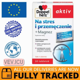Doppelherz Aktiv For stress and fatigue + Magnesium 30 tablets — Made in Germany — Free Delivery 