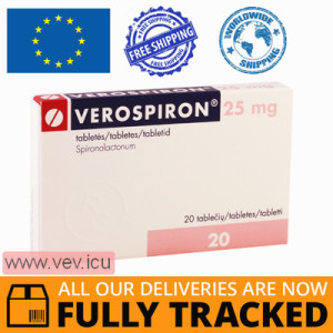Verospiron 25mg 20 tablets — Made in Hungary — Free Delivery