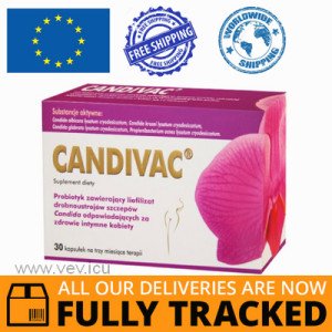 CANDIVAC 30 CAPS - MADE IN CZECH REPUBLIC - FREE SHIPPING 