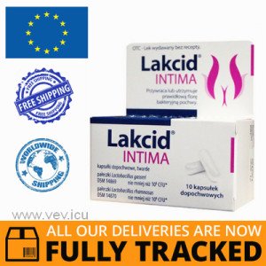 LAKCID INTIMA 10 CAPS - MADE IN POLAND - FREE SHIPPING