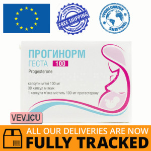 Proginorm Gesta 100mg 30 capsules — Made in Spain — Free Delivery