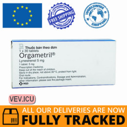 Orgametril 5mg 30 tablets — Made in Netherlands — Free Delivery