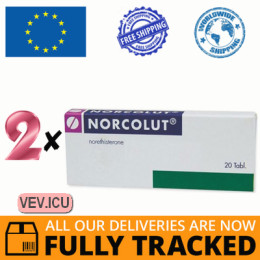 Norcolut 5mg, 2p x 20 tablets — Made in Hungary — Free Delivery