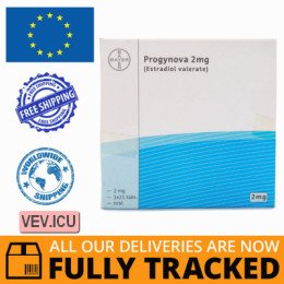 Progynova 2mg 21 tablets — Made in France — Free Delivery
