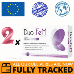 2 x DUO-FEM DAY AND NIGHT 2 X 28 TABS - MADE IN POLAND - FREE SHIPPING