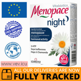 Menopace Night 30 tablets — Made in UK — Free Delivery