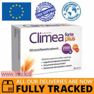 Climea Forte Plus, 30 tablets — Made in Poland by Aflofarm — Free Delivery