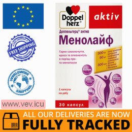Doppelherz Aktiv Menolife 30 capsules — Made in Germany — Free Delivery
