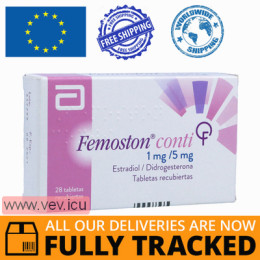Femoston Conti 1mg / 5mg, 28 tablets — Made in Netherlands — Free Delivery