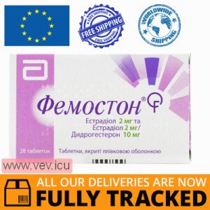 Femoston 2mg / 10mg, 28 tablets — Made in Netherlands — Free Delivery