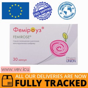 Femirose, to relieve symptoms of menstrual syndrome, 30 capsules — Made in Spain — Free Delivery