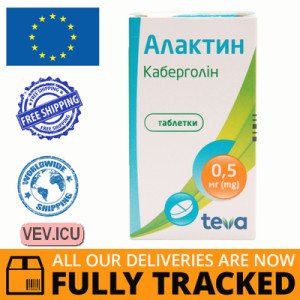 Alactin 0,5mg, 2 tablets— Made in Czech by Teva — Free Delivery