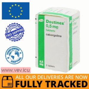 Dostinex 0.5mg  2 tablets — Made in Italy — Free Delivery