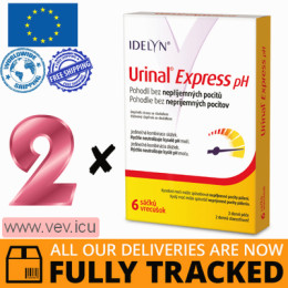 Urinal Express pH 2p x 6 sachets — Made in Czech — Free Delivery