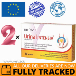 2 x URINAL INTENSIV 20 TABS - MADE IN CZECH REPUBLIC- FREE SHIPPING