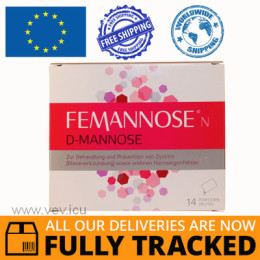 FEMANNOSE N, D-MANNOSE 14 SACHETS - MADE IN GERMANY - FREE SHIPPING FEMANNOSE N, D-MANNOSE 14 SACHETS - MADE IN GERMANY - FREE SHIPPING