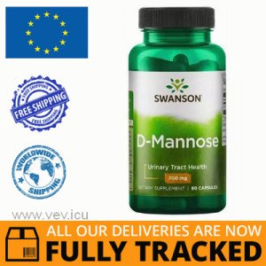 D-MANNOSE 700MG 60 CAPS - MADE IN USA - FREE SHIPPING