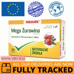 Mega Cranberry, 30 tablets — Made in Czech Republic — Free Delivery