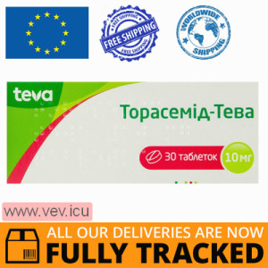 Torasemide-Teva 10mg 30 tablets — Made in Spain — Free Delivery