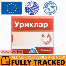 Uriclar 30 capsules — Made in Romania — Free Delivery