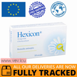 Hexicon 16mg 10 suppositories — Made in Ukraine — Free Delivery