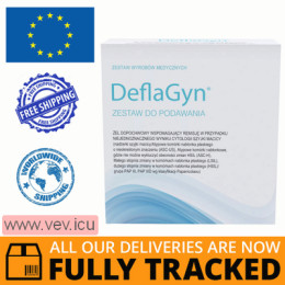 DeflaGyn, vaginal gel, 150 ml + 2 disposable applicators — Made in Czech Republic — Free Delivery