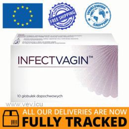 INFECTVAGIN VAGINAL GLOBULES 10 PIECES — MADE IN POLAND — FREE SHIPPING