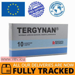 Tergynan 10 suppositories — Made in France — Free Delivery