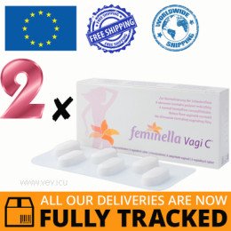 2 x FEMINELLA VAGI C 6 TABS-MADE IN ITALY- FREE SHIPPING