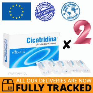 2 x CICATRIDINA 10 GLOBULES — MADE IN POLAND — FREE SHIPPING