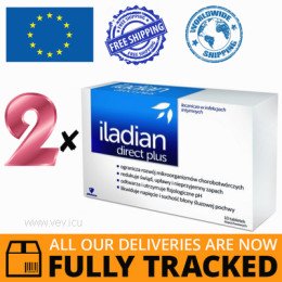 2 x ILADIAN DIRECT PLUS 10 TABS- MADE IN POLAND — FREE SHIPPING==