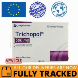 Trichopol 500mg 10 tablets — Made in Poland by Polpharma — Free Delivery