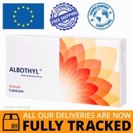 ALBOTHYL 90MG, 6 GLOBULES — MADE IN JAPAN — FREE SHIPPING 