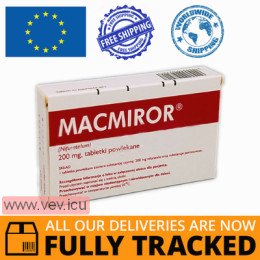 Macmiror 200mg 20 tablets — Made in Italy — Free Delivery