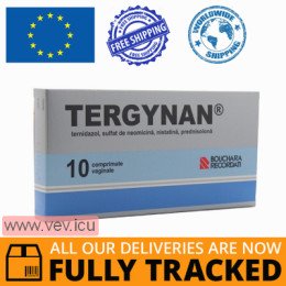 Tergynan 10 suppositories — Made in France — Free Delivery