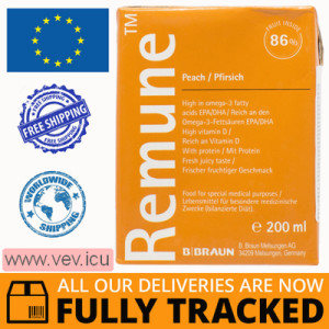 Remune Peach 200 ml — Made in Norway — Free Delivery